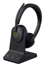 Yealink Bluetooth Dect (WH68) MS Headset, 4-Mic Hyrbid Anc And Noise Cancellation, Ch Base