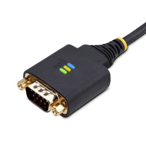 Startech 10Ft (3M) USB To Serial Adapter Cable, Com Retention, Interchangeable Screws/Nuts