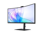 Samsung 34" Curve (21:9) Wqhd Va Monitor, Dp, Hdmi, Usb-C, Usb(2), Lan, Kvm, Webcam, 3Yr