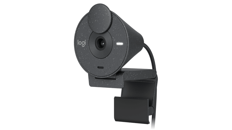 Logitech Brio 305 Webcam 1080P Hd, Built In Mic, Rightlight 2, Privacy Shutter
