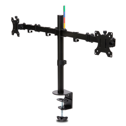 Kensington Dual Monitor Desk Mount, Up To 32" & 8Kg, Vesa 75X75, 100X100 - Black