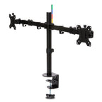 Kensington Dual Monitor Desk Mount, Up To 32" & 8Kg, Vesa 75X75, 100X100 - Black