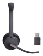 Yealink Bluetooth Dect (Wh64) Ms Stereo Hybrid Headset, Wdd60 Dect Dongle, No Base Station