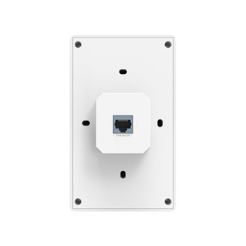 Tp-Link Omada Be3600 Wi-Fi 7 Dual-Band Wall Plate Access Point, 2.5G(2), Gbe(2), Poe, 5Yr