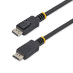 StarTech 0.5M Displayport 1.2 Cable With Latch, UHD 4K, M/M, Ltw