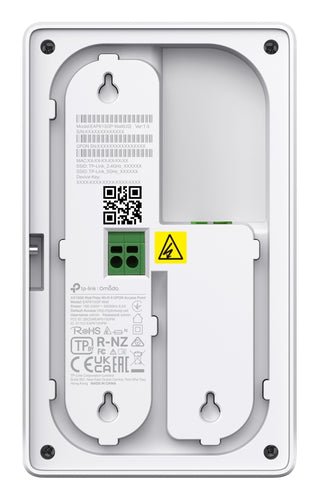 Tp-Link Omada Ax1800 Wi-Fi 6 Gpon Wall Plate Access Point, Gpon(1), Fxs(1), Gbe(2), 5Yr
