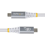 Startech 3M (10Ft) Usb4 Cable, Usb-If Certified, 20Gbps, White, Ltw