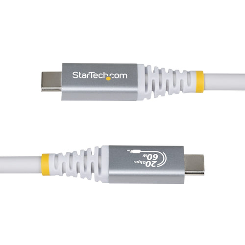 Startech 3M (10Ft) Usb4 Cable, Usb-If Certified, 20Gbps, White, Ltw