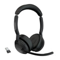 Jabra Wireless Evolve2 55 Uc Stereo Bluetooth Anc Headset +Link390A, Usb-A