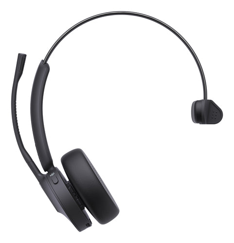 Yealink Wireless (Bh70) Ms Mono Bluetooth Headset Bt51 Dongl, Black, C To A Adapter