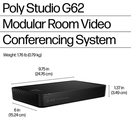 HP Poly G62 Modular Android Video Conferencing System