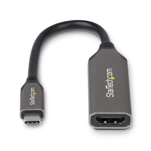 Startech Usb-C To HDMI Adapter, 8K 60Hz / 4K 120Hz, USB C To HDMI 2.1, 3 Yr