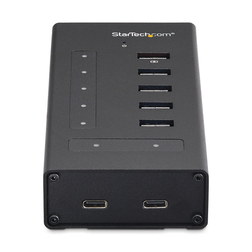 Startech 7 Port Usb-C Hub, Usb-C(2), Usb(5), Rugged, Mount, Dc, 2Yr