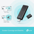 Tp-Link Archer Ax1800 Wi-Fi 6 Dual-Band USB Adapter, Usb3.0, 3Yr
