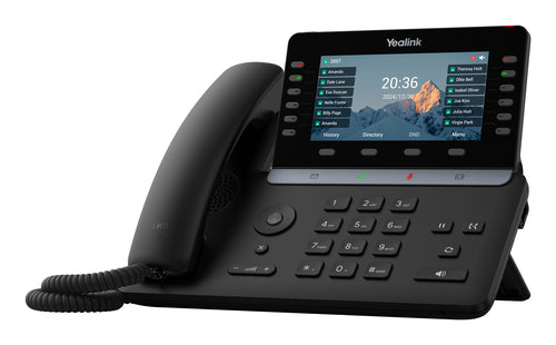 Yealink (Sip-T85W) Ip Phone, 5.5" Color Display, 16 Sip Accounts, Hd Voice, Bluetooth 5.0,