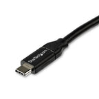 Startech 2M Usb-C 2.0 Cable, 5A Pd, TB 3 Compatible, Black, 2Yr