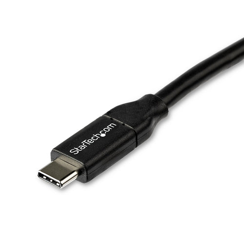 Startech 2M Usb-C 2.0 Cable, 5A Pd, TB 3 Compatible, Black, 2Yr