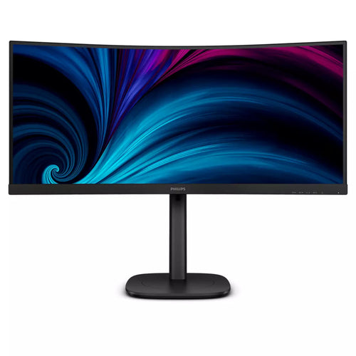 Philips 34" (21:9) Curve Monitor, Wqhd Va, Hdmi, Dp, Usb(5), Usb-C, Lan, Kvm, H/Adj, 4Yr