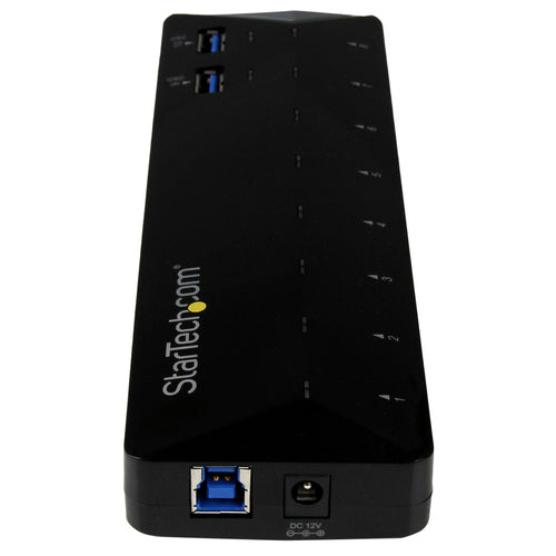 Startech 10 Port USB 3.0 Hub W/ Charge And Sync Ports 2 X 1.5A Ports 2Yr