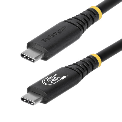 Startech 2M (6.6Ft) Usb4 Cable, Usb-If Certified Usb-C Cable, 20Gbps, Ltw