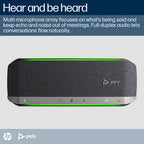 HP Poly Sync 40 Ms Smart Speakerphone,Bluetooth + Usb-A + Usb- C (Ms Certified)