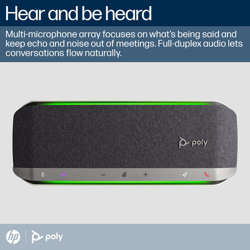 HP Poly Sync 40 Ms Smart Speakerphone,Bluetooth + Usb-A + Usb- C (Ms Certified)