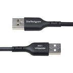 Startech USB A To C Cable M M 3M USB 2 0 Black 15W