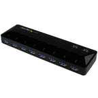 StarTech 10 Port USB 3.0 Hub W/ Charge And Sync Ports 2 X 1.5A Ports 2Yr
