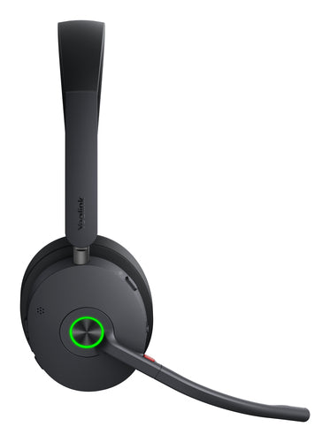 Yealink Wireless (Bh74) Uc Stereo Bluetooth Anc Headset, Bt51 Dngle, Black, C To A Adapter