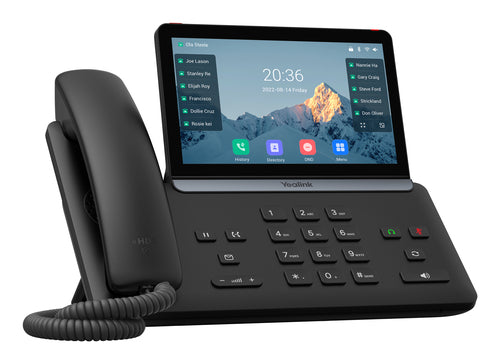 Yealink (Sip-T87W) Ip Phone, 7" Touchscreen, 16 Sip Accounts, Hd Voice, Bluetooth 5.0, Wi-