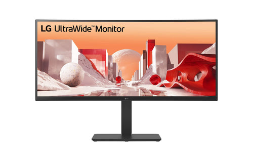 LG 34" (21:9) Wqhd Curved Ips, Hdmi(2), Dp, Usb-C, 90W, Lan, Cam, Kvm, H/Adj, Vesa, 3Yr
