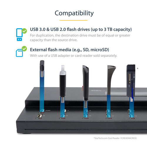 Startech Standalone 1 To 15 USB Thumb Drive Duplicator And Eraser, Multiple USB Flash Driv