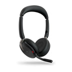 Jabra Wireless Evolve2 65 Flex MS Stereo Bt Headset W/Charging Stand + Link390C, USB-C