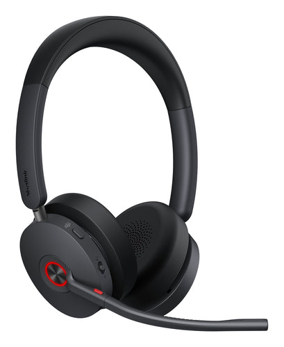 Yealink Wireless (Bh74) Ms Stereo Bluetooth Anc Headset, Bt51 Dngle, Black, C To A Adapter