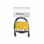 Startech 1M T/Bolt3 Cable, 20Gbps, 100W Pd, Black, 2Yr