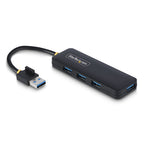 StarTech 4-Port USB-A Hub, 5Gbps, Bus Powered, Small Travel Mini Hub