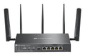Tp-Link Omada Ax3000 4G+ Wi-Fi 6 Dual-Band Gigabit Vpn Router, Gbe Lan/Wan(5), Poe+, 5Yr
