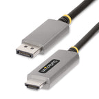 StarTech 2M Dp To HDMI Adapter Cable, 8K 60Hz, 4K 144Hz, Hdr10, Dp 1.4 To HDMI 2.1 Avc, Dp