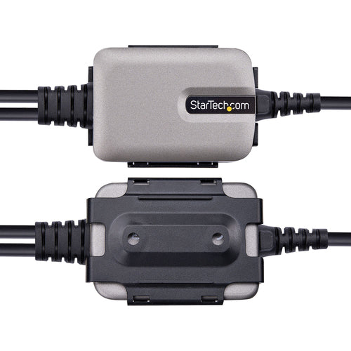 Startech 2Ft (60Cm) 2-Port USB To Serial Adapter Cable, Interchangeable Db9 Screws/Nuts, C