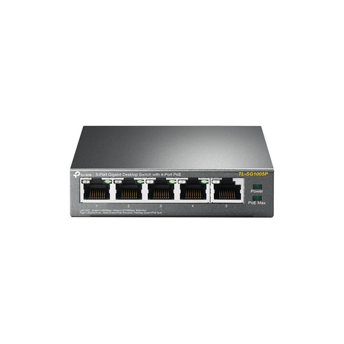 Tp-Link 5-Port Unmanaged Gigabit Switch, Poe+(4), 65W, Metal Case, 5Yr
