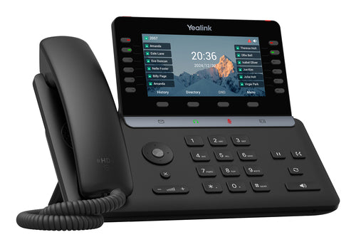 Yealink (Sip-T85W) Ip Phone, 5.5" Color Display, 16 Sip Accounts, Hd Voice, Bluetooth 5.0,