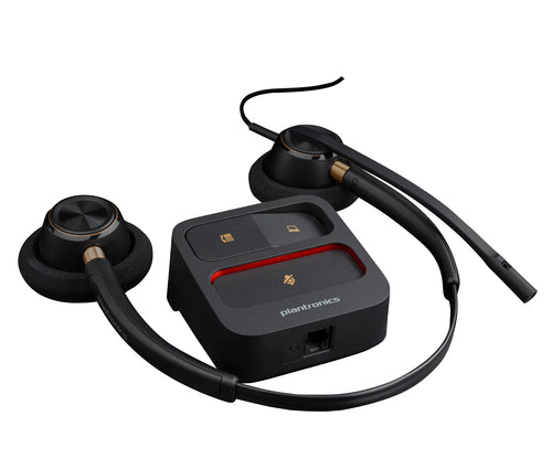 HP Poly Encorepro Hw520 Oth Corded Stereo Headset,Noise Cancelling Quick Disconnect