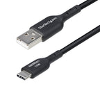 StarTech 6In (15Cm) USB-A To USB-C Charging Cable, Charger Cord, Ltw