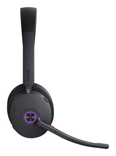 Yealink Wireless (Bh74) Ms Stereo Bluetooth Anc Headset, Bt51 Dngle, Black, C To A Adapter