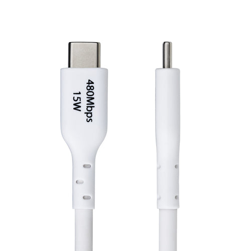 Startech USB A To C Cable M M 3M USB 2 0 White 15W