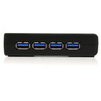 Startech 4 Port Black Superspeed USB 3.0 Hub - 4 Port USB 3.0 Hub 2Yr