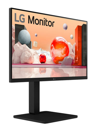 LG 24" (16:9) Fhd Ips, Hdmi, Dp, Usb, D-Sub, 100Hz, Spkr, H/Adj, Tilt, Vesa, 3Yr