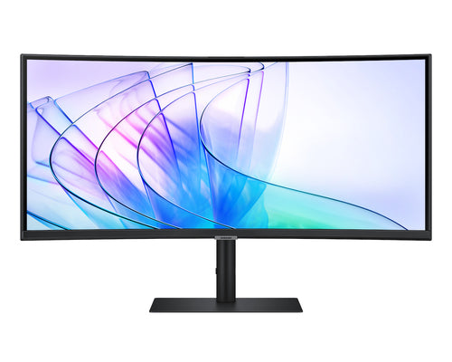 Samsung 34" Curve (21:9) Wqhd Va Monitor, Dp, Hdmi, Usb-C, Usb(2), Lan, Kvm, Webcam, 3Yr