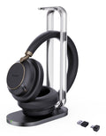 Yealink Wireless (Bh76 Plus) Uc Anc Stereo Headset,Chargestand,Black,Usb-C Native,C/A Adap