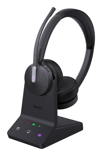 Yealink Bluetooth Dect (Wh64) Ms Stereo Headset With Base Station